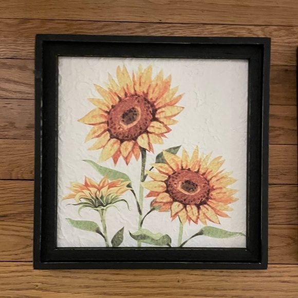 Sunflower Framed Art - Set Of‎ Two - Picture 2 of 4